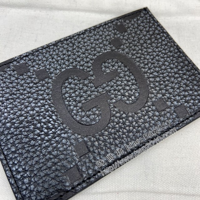 Gucci專櫃古馳最新款經典字母交織圖案男士卡包卡夾 jh2648型號：812681